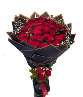 41 Adet Kırmızı Gül Buketi