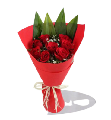 8 Adet Kirmizi Gül Buketi̇