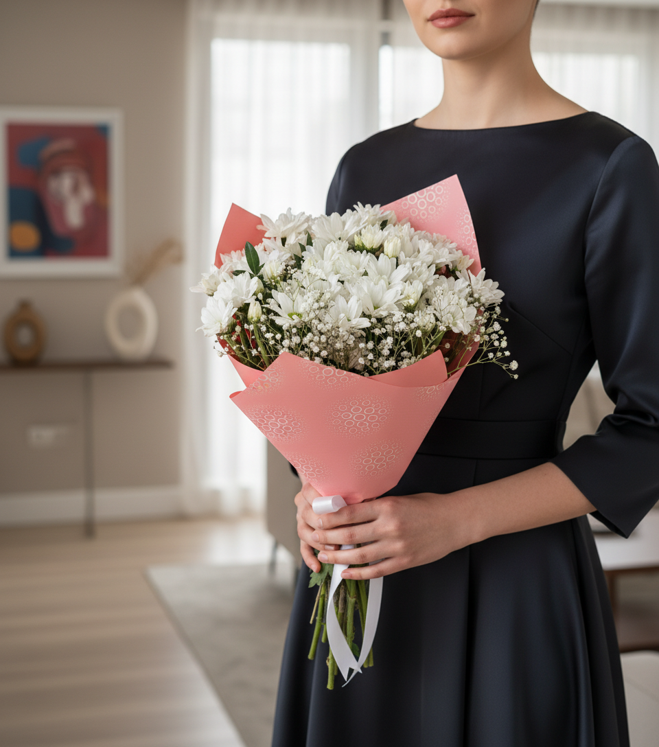 Butik Papatya Buketi Sevgililer Günü Özel