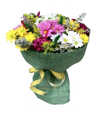 Renkli̇ Papatya Buketi̇