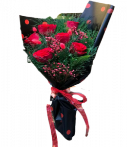 6 Kirmizi Gül Buketi̇