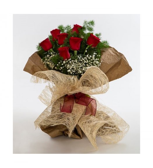 Kırmızı Gül Buketi 7'Li